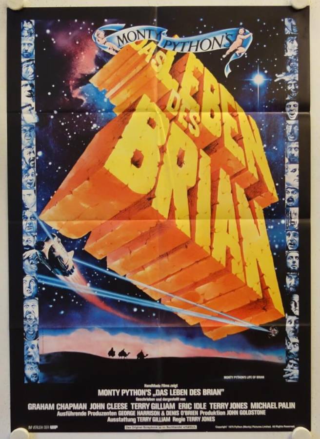 Das Leben des Brian originales deutsches Filmplakat